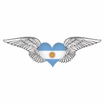 I Love Argentina -wings Cut Outs