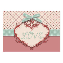 I Love Argyle Gift Tag Business Card Templates
