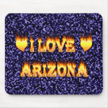 I love arizona fire and flaems mouse pad