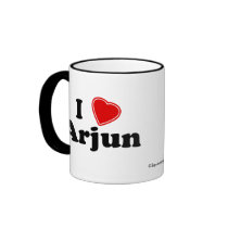 I Love Arjun Coffee Mugs