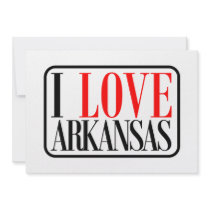 I Love Arkansas Design Invitations