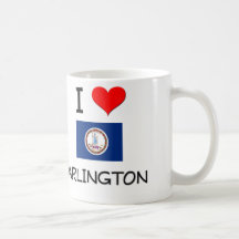 I Love Arlington Virginia Mugs