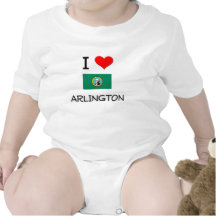 I Love Arlington Washington Tshirt