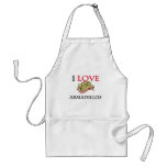 I Love Armadillos Apron