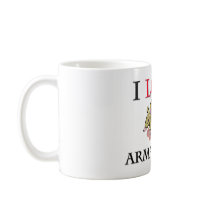 I Love Armadillos Coffee Mug