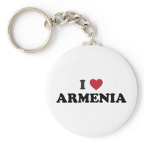 I Love Armenia Key Chains