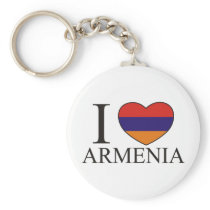 I Love Armenia Keychains