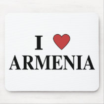 I Love Armenia Mousepads