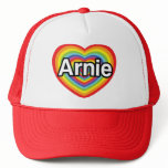 I love Arnie, rainbow heart