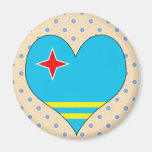 I Love Aruba Fridge Magnet