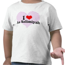 I Love As Salimiyah, Kuwait Tee Shirts