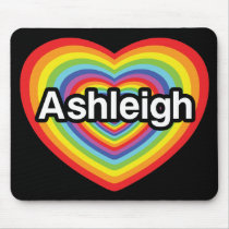 I love Ashleigh, rainbow heart