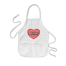 I love Ashley. I love you Ashley. Heart Aprons