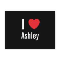 I love Ashley Post Card