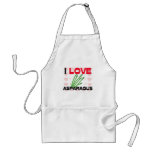 I Love Asparagus aprons