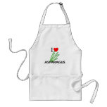 I Love Asparagus aprons