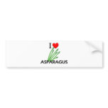 I Love Asparagus bumper stickers