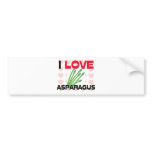 I Love Asparagus bumper stickers