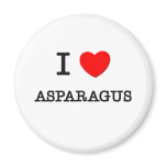 I Love ASPARAGUS ( food ) magnets