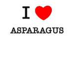 I Love ASPARAGUS ( food ) t-shirts