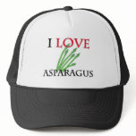 I Love Asparagus hats