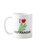 I Love Asparagus mugs