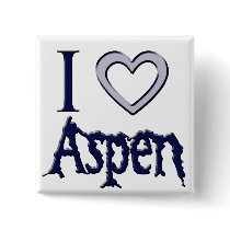 i love aspen pin