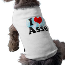 I Love Asse, Belgium. Ik Hou Van Asse, Belgium Dog T-shirt