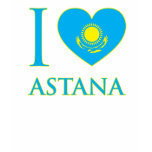 I Love Astana Ladies Tank Top (Fitted)