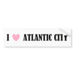 I Love Atlantic City Bumper Sticker