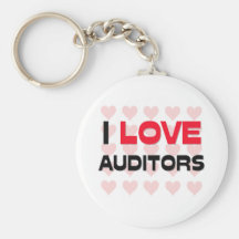 I LOVE AUDITORS KEY CHAIN