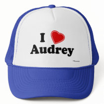 I Love Audrey Trucker Hat