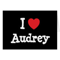 I love Audrey heart T-Shirt