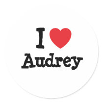 I love Audrey heart T-Shirt
