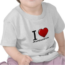 I LOVE AUGUSTA,GA - GEORGIA TEE SHIRT