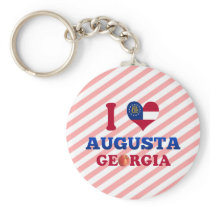 I Love Augusta, Georgia Key Chain