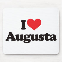 I Love Augusta Mousemat