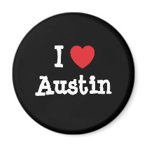 I love Austin heart custom personalised
