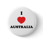 I LOVE Australia buttons