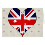 I Love Australia Greeting Card