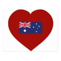I Love Australia Postcard