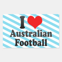 I love Australian Football Stickers