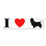 I Love Australian Terriers Bumper Sticker