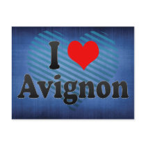 I Love Avignon, France Postcards