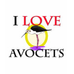 I Love Avocets t-shirts