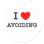 I Love Avoiding stickers