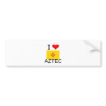 I Love Aztec New Mexico Bumper Sticker