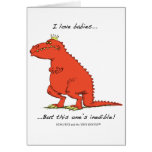 I love babies...but this one's inedible cards