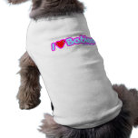 I love Babies cute Kawaii heart t-shirts pet clothing