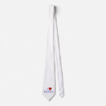 I Love Bachata Heart Latin Dancing Custom Neckwear